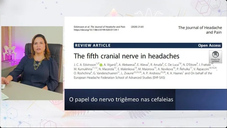 Aula apresentando artigo científico